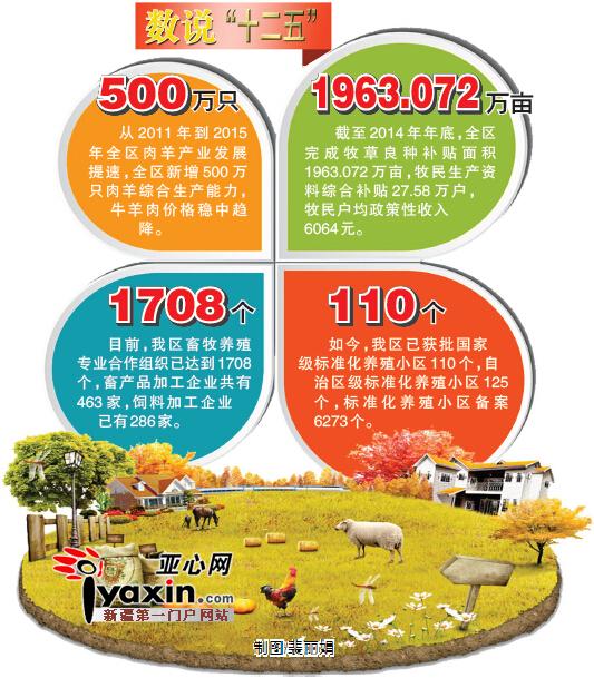 辉煌“十二五”·行业亮点巡礼 新疆畜牧业蓄势前行