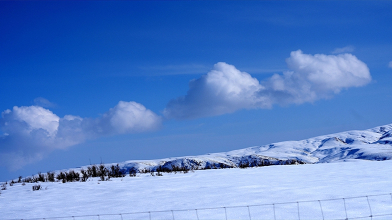 新疆冬天图片景色图片