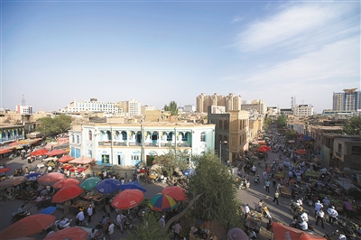 穿越丝路时空的喀什老茶馆